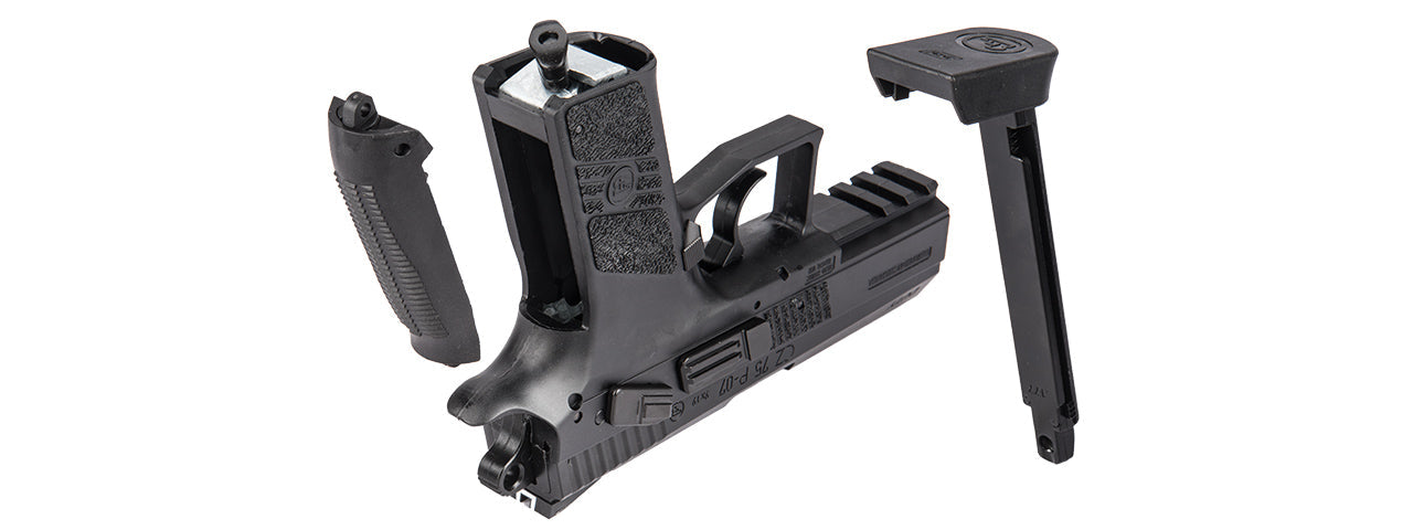 ASG CZ 75 P-07 DUTY CO2 BLOWBACK AIRGUN PISTOL - BLACK