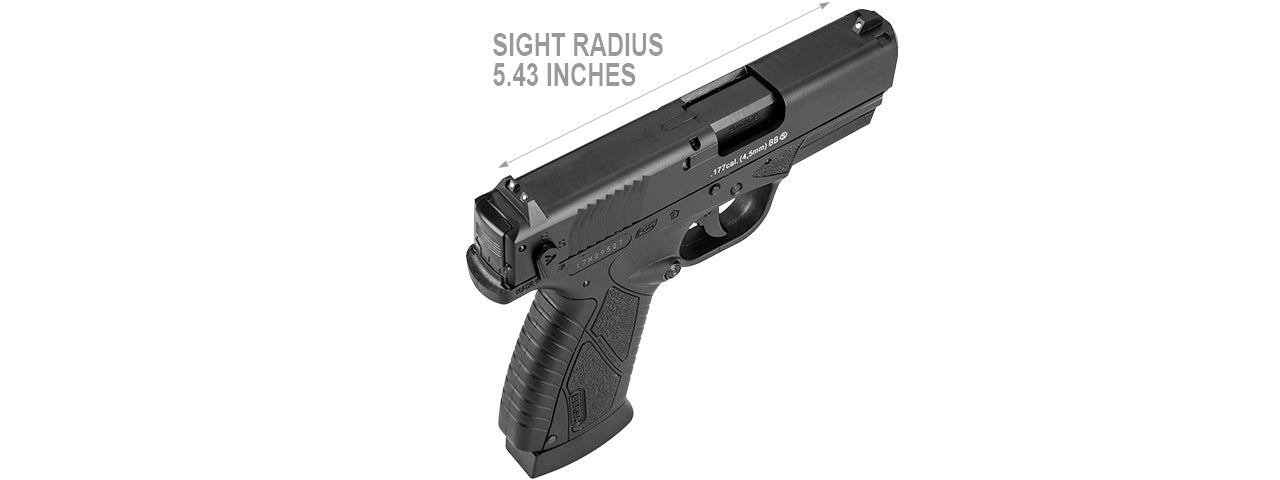 ASG-17301 BERSA BP9CC CO2 BLOWBACK AIR PISTOL (BLACK)