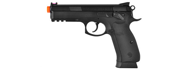 ASG LICENSED CZ SP-01 SHADOW SPRING AIRSOFT PISTOL W/ ACCESSORY RAIL