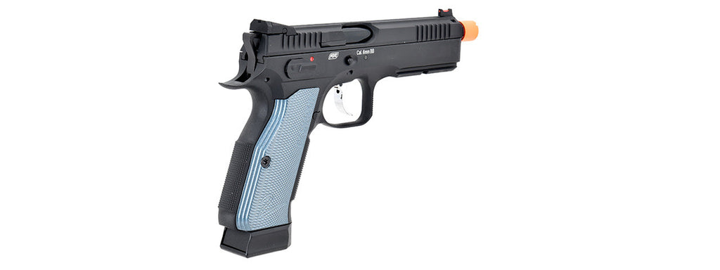 ASG CZ Shadow 2 CO2 Blowback Airsoft Pistol (BLACK / BLUE)