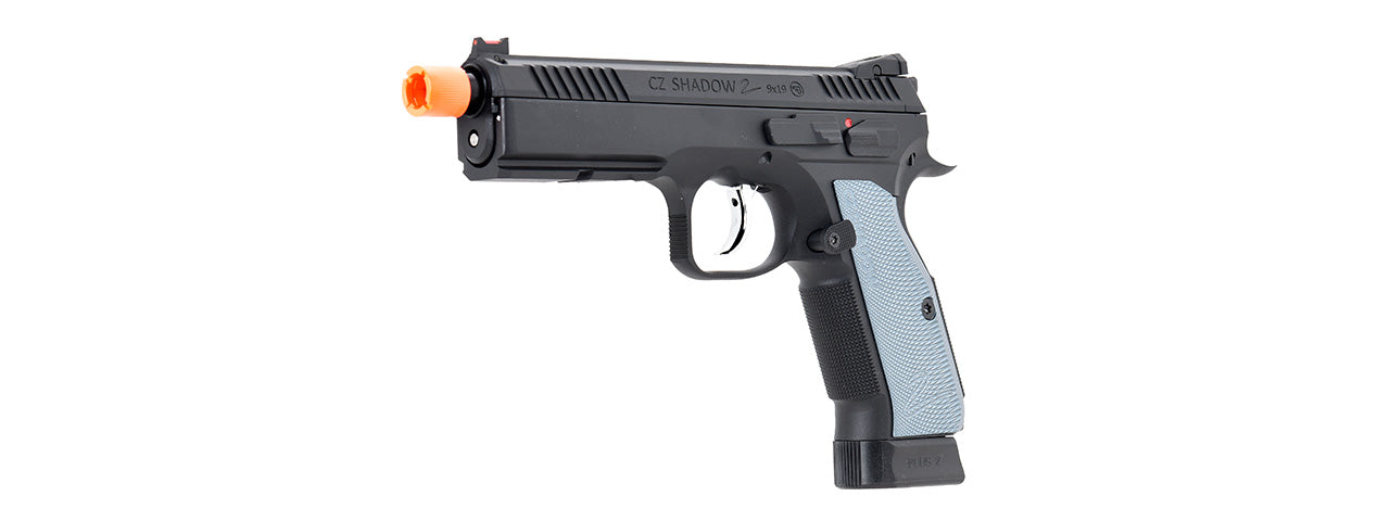 ASG CZ Shadow 2 CO2 Blowback Airsoft Pistol (BLACK / BLUE)