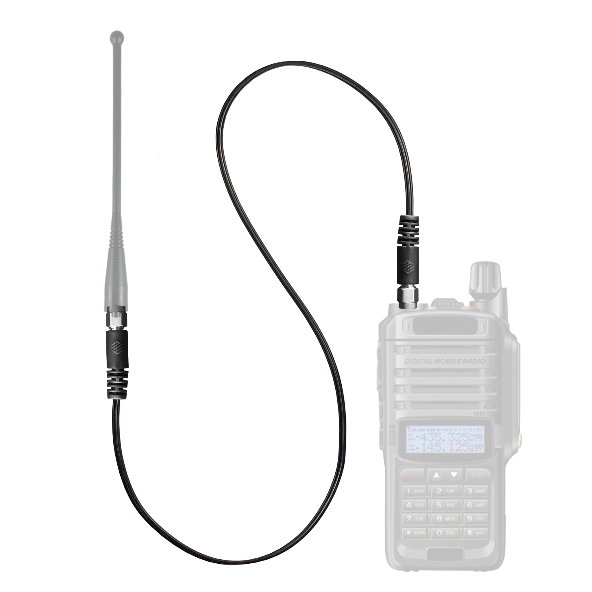 Practical Antenna Relocation Kit(No Antenna Pouch) - Compatible With AnyTone, Kenwood, Motorola, Retevis, Ailunce, Wouxun, Yaesu, Rugged Radios & Baofeng Radios