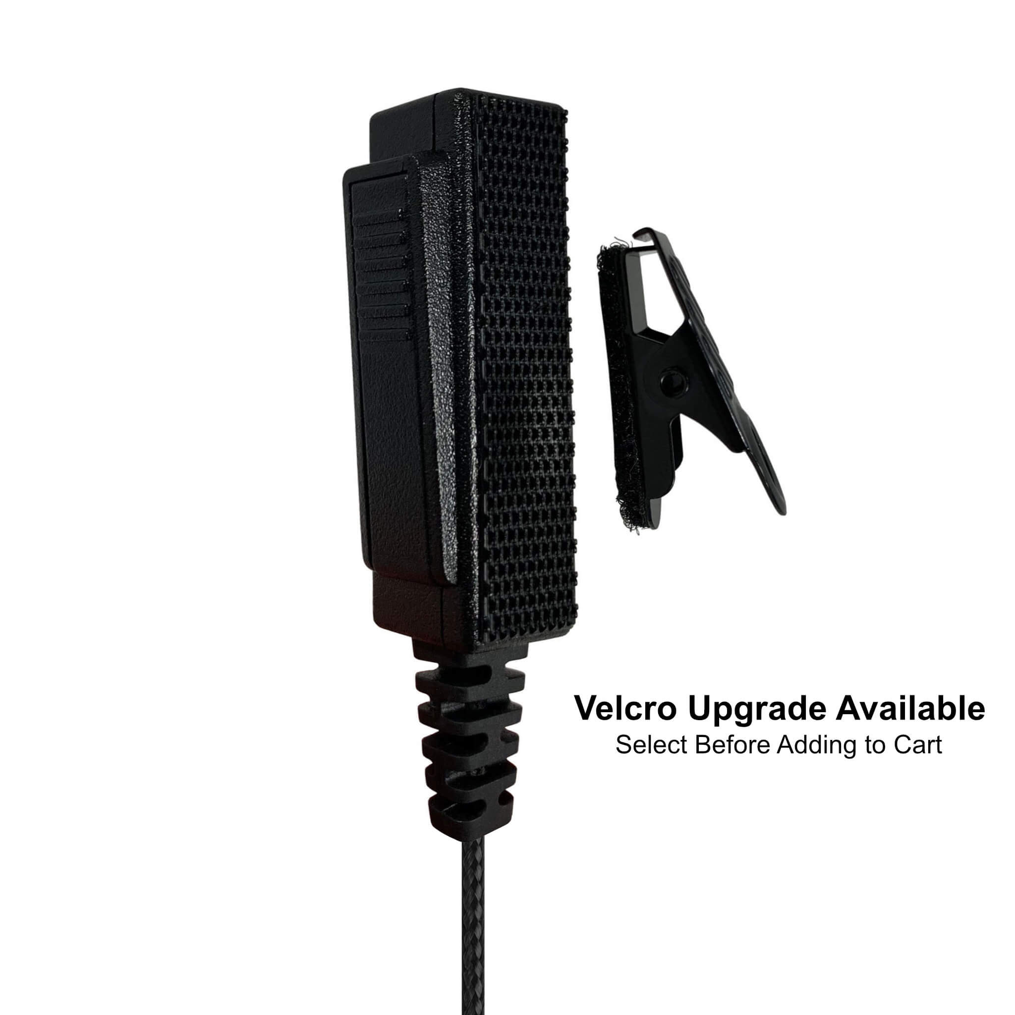 Tactical Braided Fiber Mic & Tube Earpiece Kit w/ Quick Disconnect (Hirose) Connector - BaoFeng: UV9G, UV9R, UV9R Plus, UV9R Pro, BF-A58, BF-558, BF-N9, UV-XR, GT-3WP, BF-9700, UV-5S, BF-R760, UV-82WP