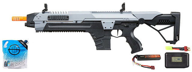 Poseidon CSI XR5 Series Advanced Battle Rifle - Battery/Adapter/Charger Combo - (Gray)