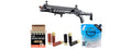 Golden Eagle M8875 3/6-Shot Pump Action CO2 Airsoft Shotgun w/ Flip Up Sights, M-LOK, Picatinny Rail & M4 Buffer Stock - Shell/CO2 Combo - (Black)