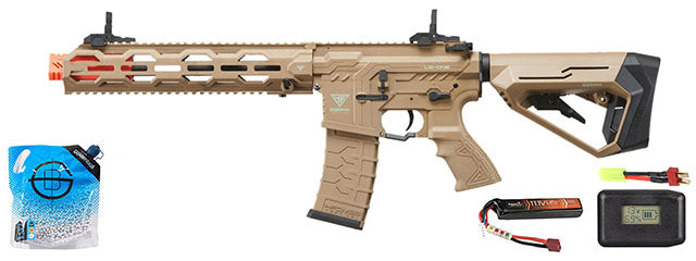 HFC HB-202Z AEG LE-ONE Polymer Rifle - Battery/Adapter/Charger Combo - (Tan)