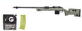 WellFire MB4416 M40A3 Bolt Action Airsoft Sniper Rifle - (OD Green) - BB/Sniper Bundle