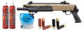 Bo Manufacture Rep Fabarm Stf12 Short 11 Pump Action Gas Shotgun - Green Gas/Shell Combo - (Flat Earth)