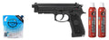 Vorsk Airsoft VM9 Osiris Gas Blowback Pistol - Green Gas Combo - (Black)