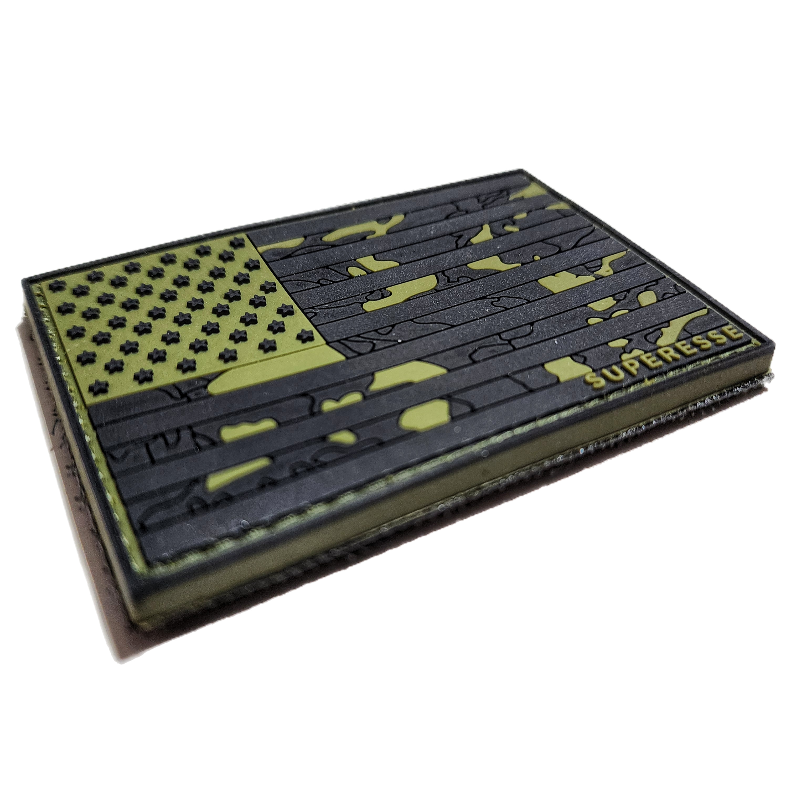 Storage Pocket Patch: Flagged Camo
