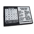 Storage Pocket Patch: Morse and Tap Code
