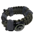 The Escape Evade Pathfinder: Military & Tactical Strap w/ SERE kit, Compass, Kevlar Saw, Cuff Key.