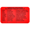 Kit Categorizer Label - 30 themed check-the-box kit identifier