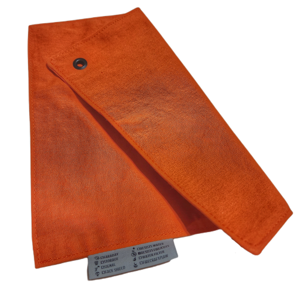 Camp Rag - Burn Proof Work Cloth built from Durable Kevlar Fabric w/ Lanyard Grommet.