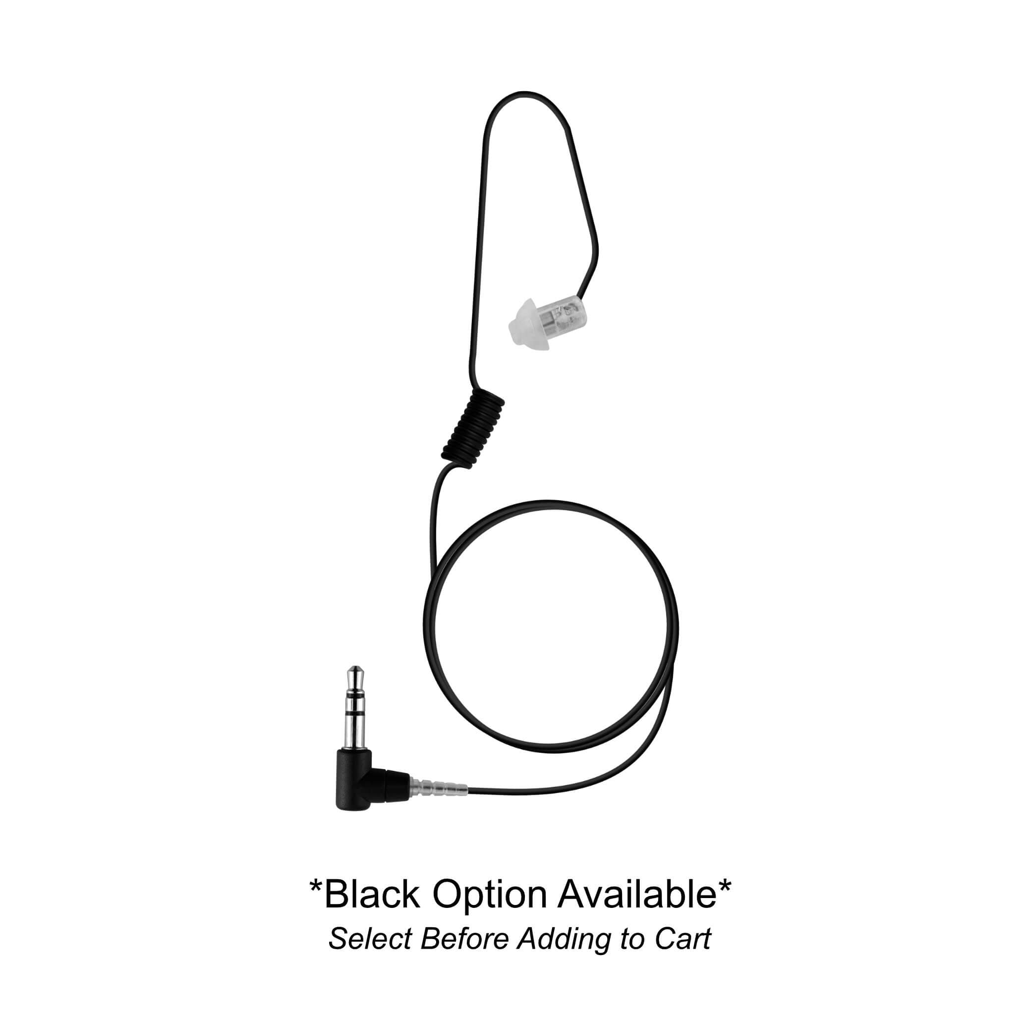 Patrol Mic & Invisible Series Tubeless Earpiece Complete Tactical Kit w/ Quick Disconnect (Hirose) - Harris/Tait TP3000/7110/7100/8000/9000 Series