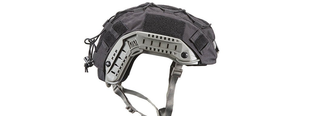 WST FAST Helmet Tactical Cover Large - (Black)