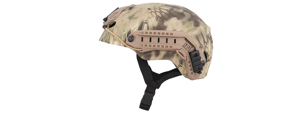 CA-1246 SPECIAL FORCES RECON TACTICAL HELMET - MILITARY GRADE, MODULAR ACCESSORY MOUNT
