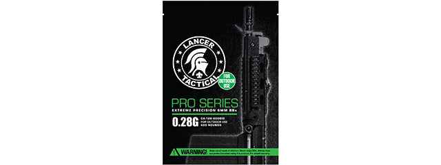 Lancer Tactical 600 Round 0.28g Seamless Outdoor Airsoft BBs