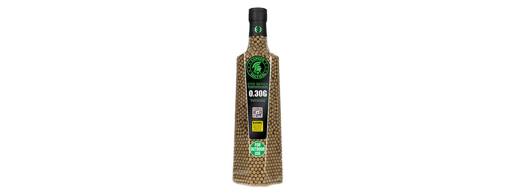 Lancer Tactical 5100 Round 0.30g Seamless Outdoor Airsoft BBs (Color: Dark Earth)