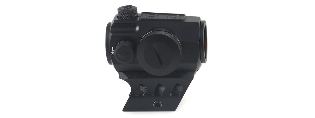 Lancer Tactical Enclosed Red Dot Sight R5A 1x Magnification Scope - (Red Glass/Black)