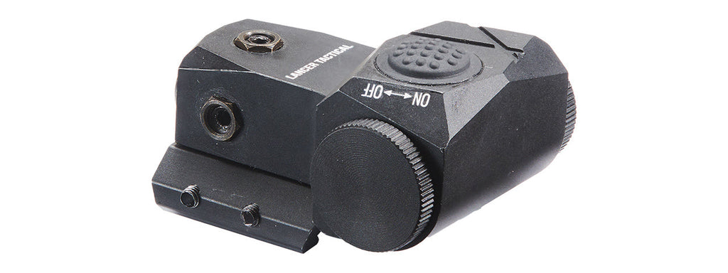 Lancer Tactical Picatinny Single Button Green Laser - (Black)