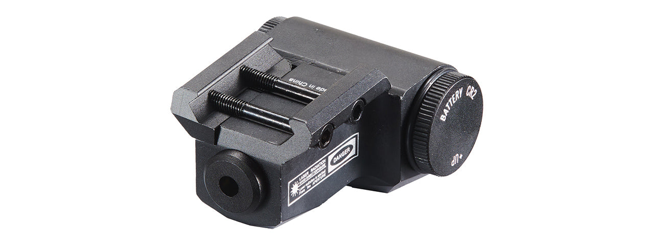 Lancer Tactical Picatinny Single Button Green Laser - (Black)
