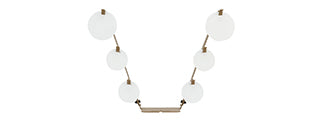 V-Shaped Target Hanging Bullseye Training Metal Shooting Target (Color: Tan)