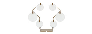 Geometric Hanging Metal Training Target (Color: Tan)