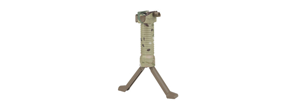 Tactical Vertical Bi-Pod Grip (Color: Multi)