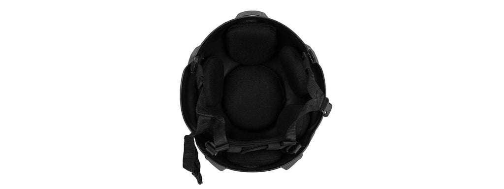 CA-381B MICH 2002 SF TYPE PLASTIC HELMET (BLACK)