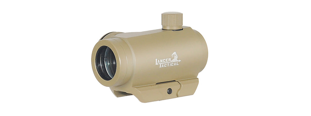 CA-407T MINI RED & GREEN DOT SIGHT w/1 RISER MOUNT (COLOR: TAN)