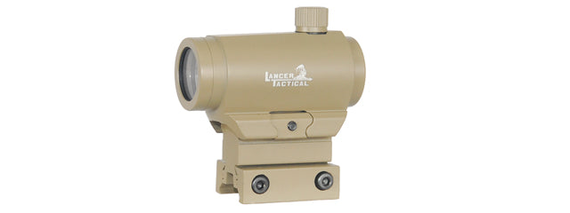 CA-407T MINI RED & GREEN DOT SIGHT w/1 RISER MOUNT (COLOR: TAN)