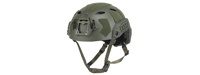 Tactical High Cut Airsoft Helmet Sandblasted Version Lightweight Protective Combat Gear