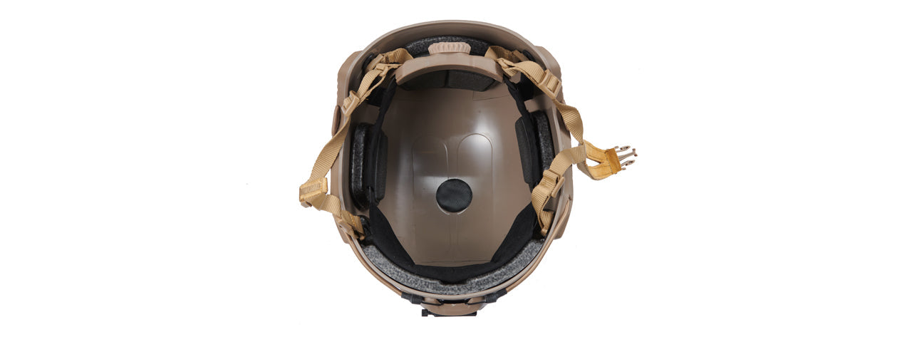 HELMET BALLISTIC TYPE (COLOR: DARK EARTH) SIZE: MED/LG