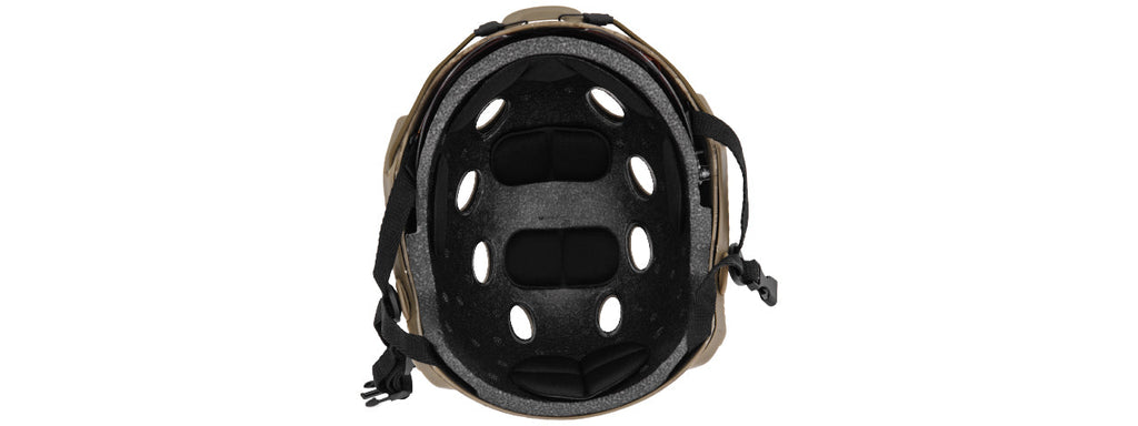 Lancer Tactical CA-740D HELMET w/ Retractable Visor in Desert Digital (Basic Version)