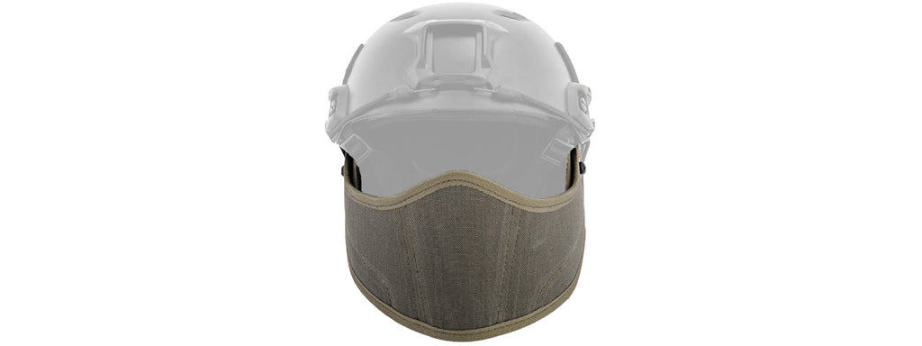 Lancer Tactical CA-801 Helmet Armour Face Protective Headgear with Adjustable Straps