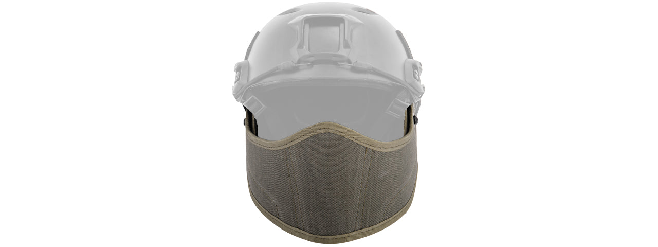 Lancer Tactical CA-801 Helmet Armour Face Protective Headgear with Adjustable Straps