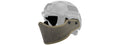 Lancer Tactical CA-801 Helmet Armour Face Protective Headgear with Adjustable Straps