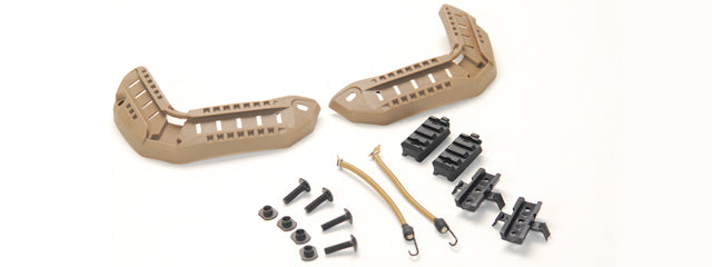CA-814 MARITIME HELMET RAIL SET - ACCESSORY RAILS FOR TACTICAL HELMETS