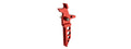 LANCER TACTICAL SKELONTONIZED BLADE AEG TRIGGER (RED)