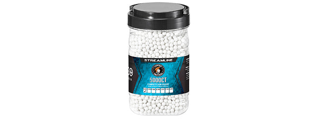 Lancer Tactical 5000 Round .20G Streamline Competition Grade Outdoor Tracer BBs - (Green)