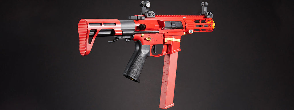 Classic Army Nemesis X9 PDW SMG AEG - (Red)