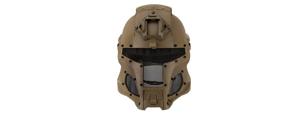Interstellar Battle Trooper Full Face Airsoft Helmet - Tactical Combat Replica Gear