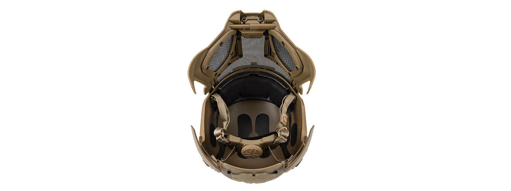 Interstellar Battle Trooper Full Face Airsoft Helmet - Tactical Combat Replica Gear