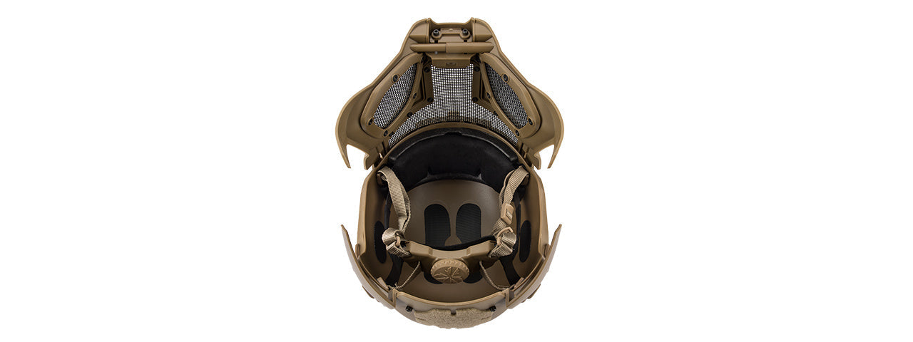 Interstellar Battle Trooper Full Face Airsoft Helmet - Tactical Combat Replica Gear