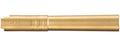 Stainless Steel Threaded Outer Barrel for 5.1 Hi-Capa Pistols (Gold)