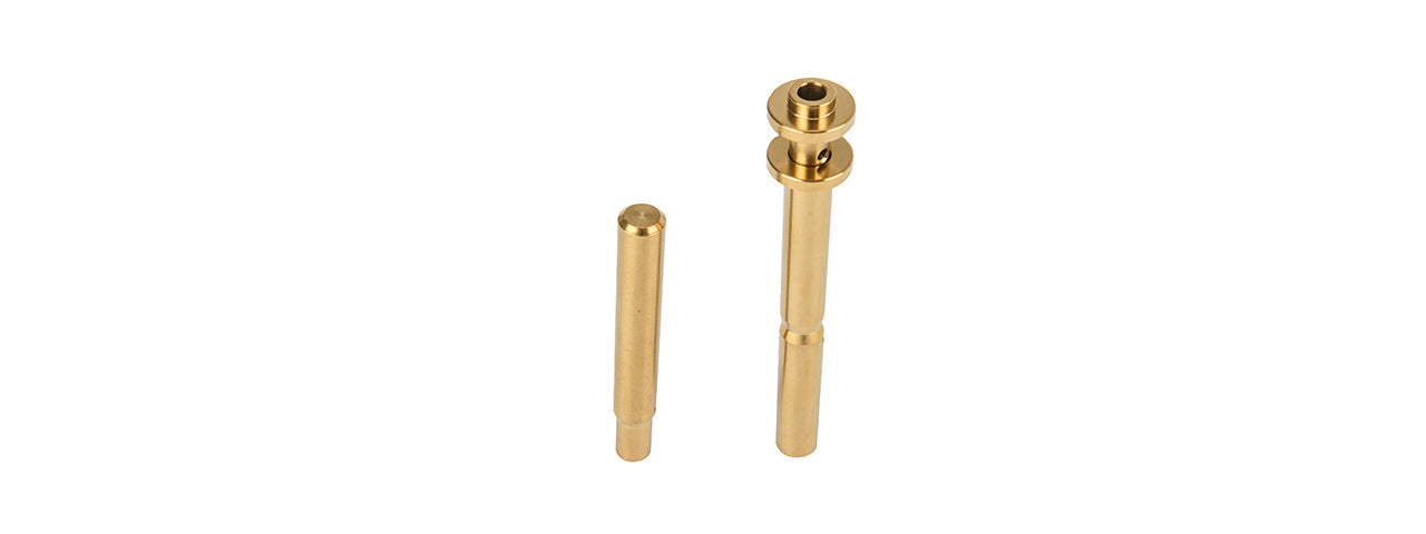 COWCOW CNC Stainless Steel Adjustable Spring Guide Rod for TM Hi-Capa Pistols (Gold)