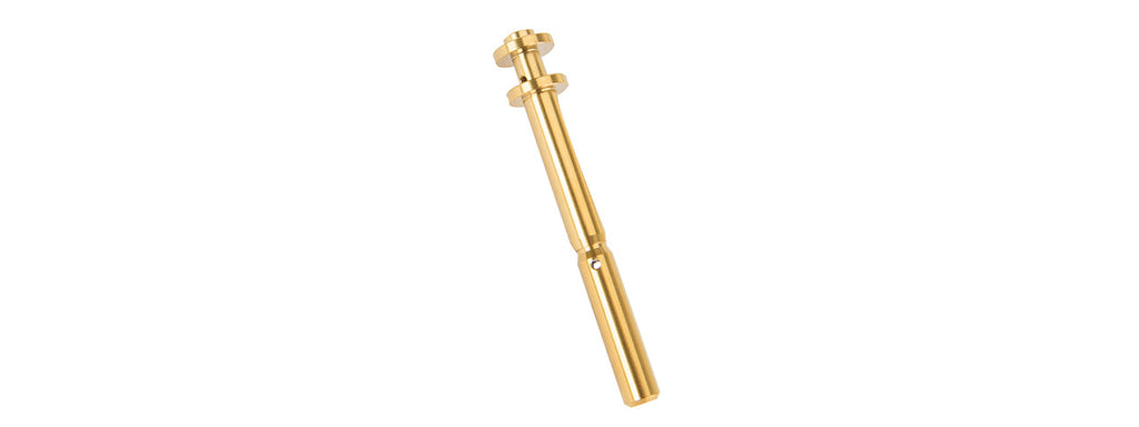 COWCOW CNC Stainless Steel Adjustable Spring Guide Rod for TM Hi-Capa Pistols (Gold)
