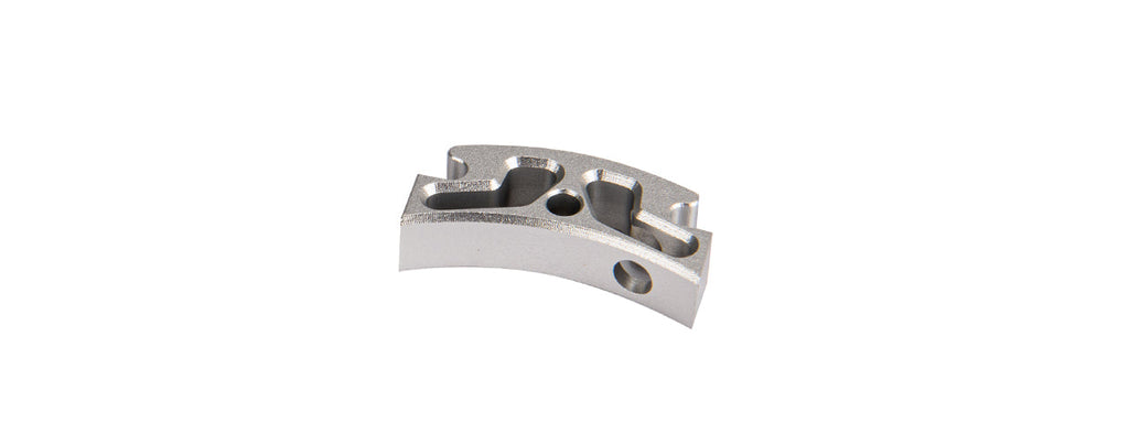 CowCow Technology Type B Modular Trigger Shoe for Tokyo Marui Hi-Capa Pistols (Silver)
