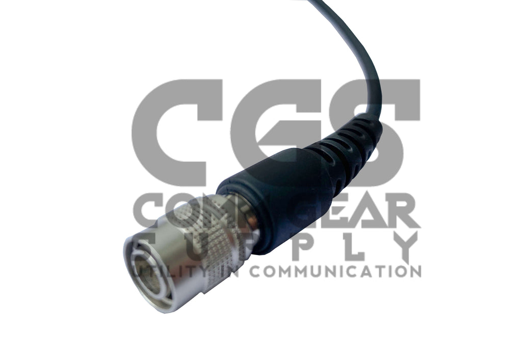 Velcro Mic & Earpiece Radio Kit w/ Quick Disconnect (Hirose) - EF Johnson 51SL ES, ASCEND ES, 5000, 5100, 7700, STEALTH SERIES, 5300, 7700, Kenwood VP900, VP600 & More